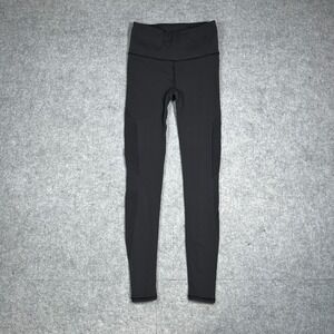 Lululemon reveal 7/8 tight leggings women's size 2 black athleisure yoga workout